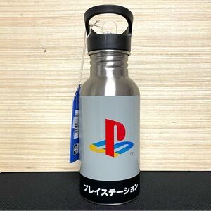 Paladone PlayStation Stainless Steel Heritage Water Bottle 500 ml, 16 fl oz NEW